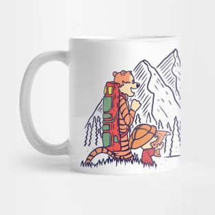 Calvin and Hobbes Climb The Mountain Mug